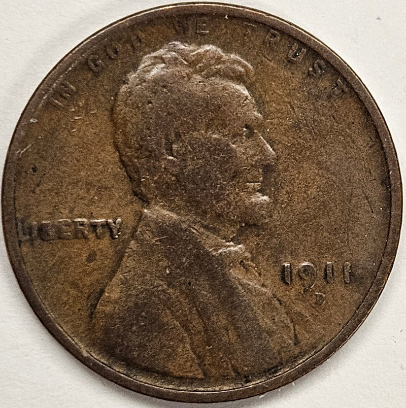 1911-D Lincoln Cent . . . . Fine