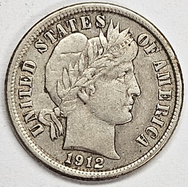 1912 Barber Dime . . . . Extremely Fine