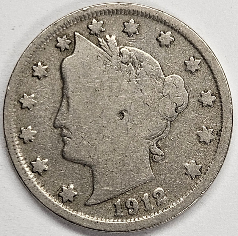 1912-S Liberty Nickel . . . . Very Good