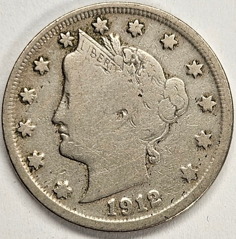 1912-S Liberty Nickel Fine