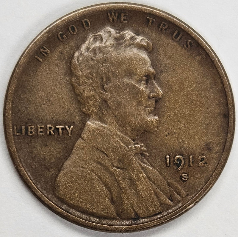 1912-S Lincoln Cent . . . . Very Fine