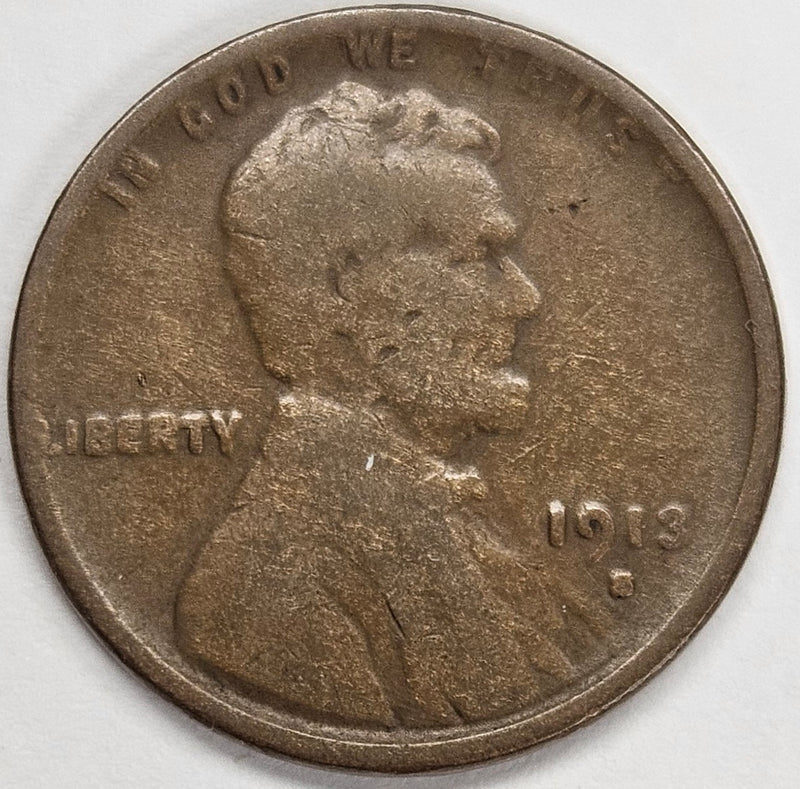 1913-S Lincoln Cent . . . . Very Good