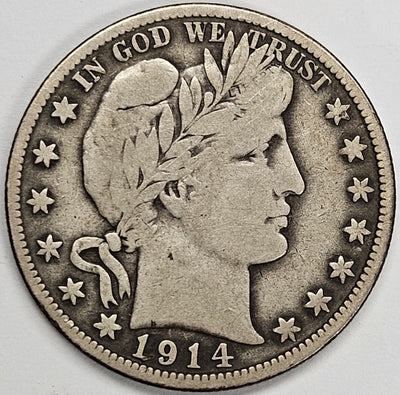 1914-S Barber Half Fine