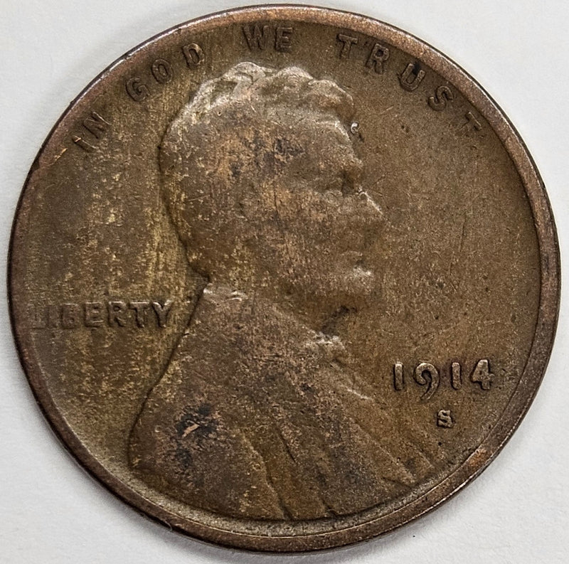 1914-S Lincoln Cent . . . . Fine