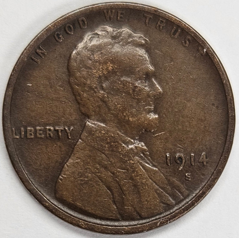 1914-S Lincoln Cent . . . . Very Fine