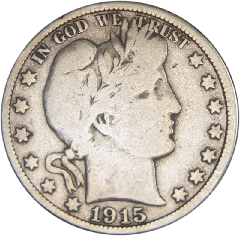 1915-D Barber Half . . . . Very Fine