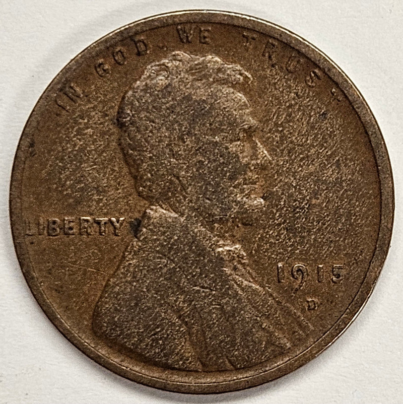 1915-D Lincoln Cent . . . . Very Good