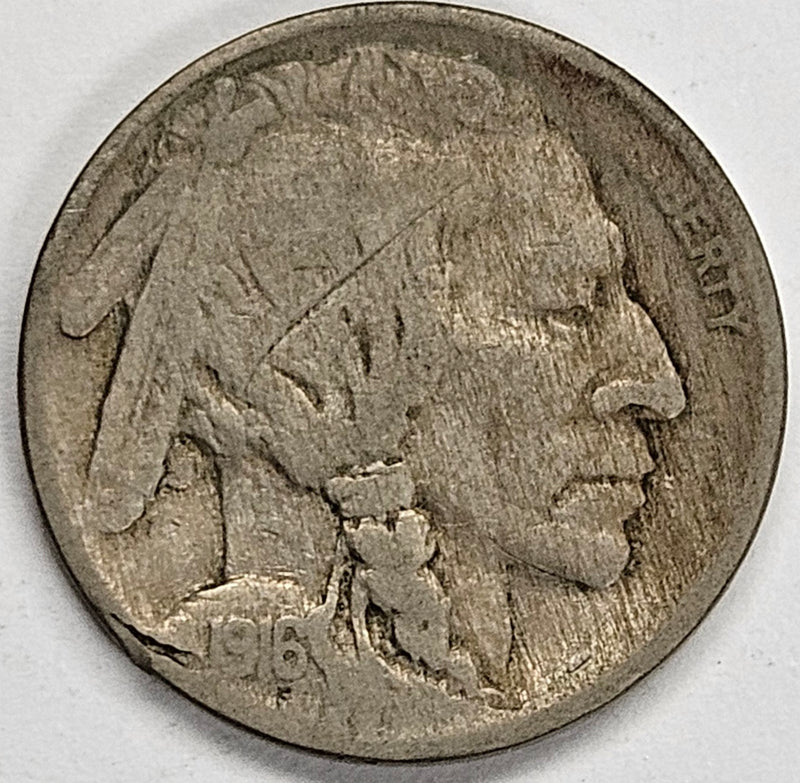 1916 Buffalo Nickel . . . . Fine scratches