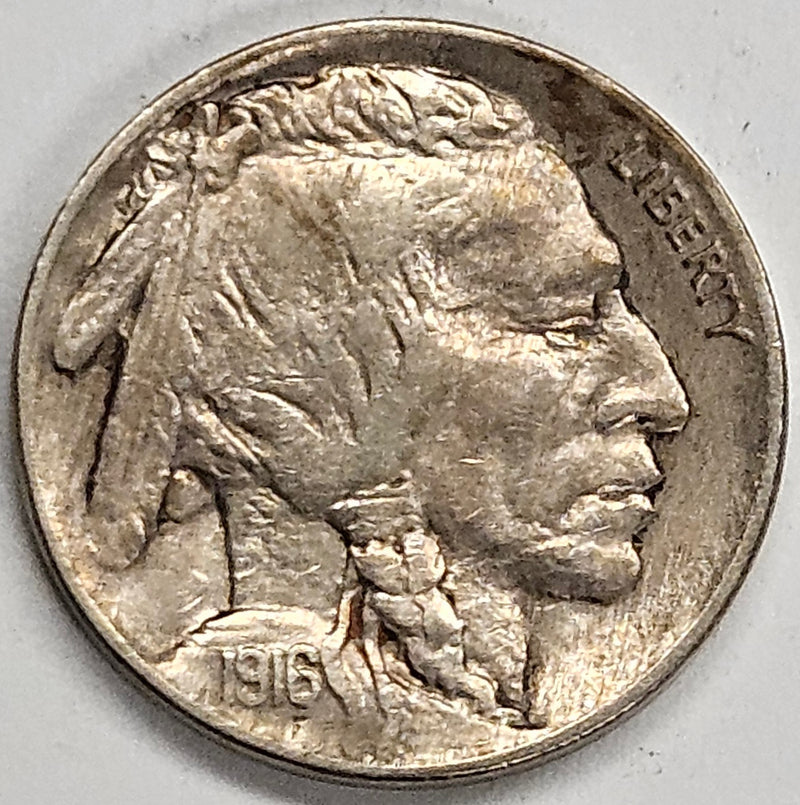 1916 Buffalo Nickel Choice About Uncirculated