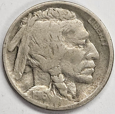 1916 Buffalo Nickel Very Fine