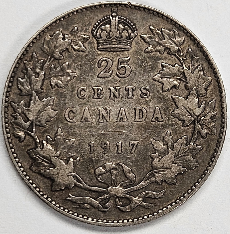 1917 Canadian Quarter . . . . Very Fine