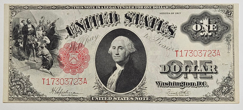 $1.00 1917 United States Note Fr. 39 . . . . Choice Crisp Uncirculated