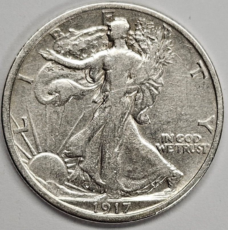 1917 Walking Liberty Half . . . . VF/XF