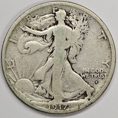 1917-S Obverse Walking Liberty Half Fine