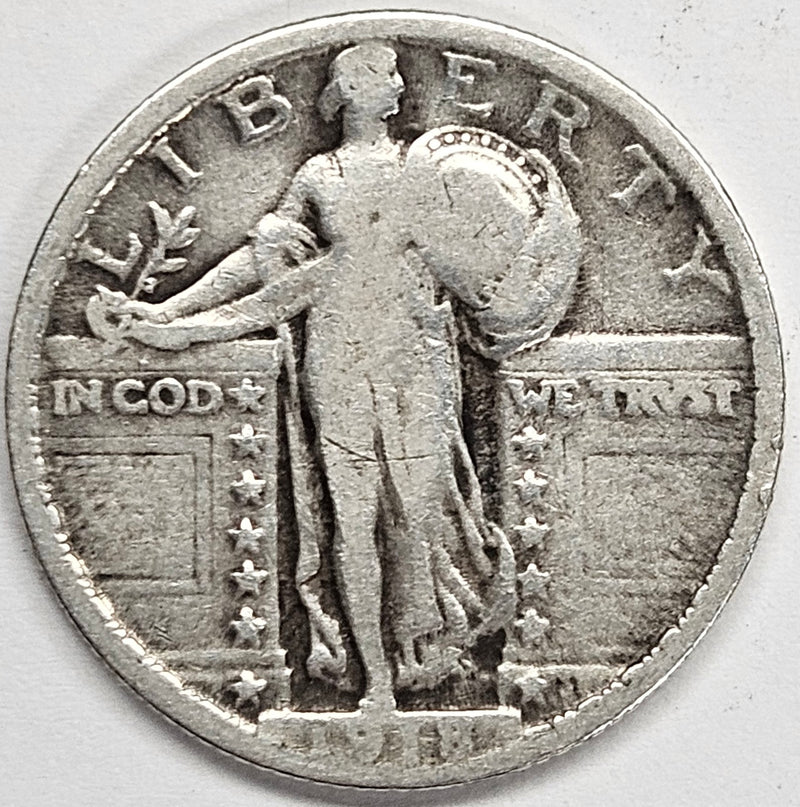 1918 Standing Liberty Quarter . . . . Fine/VF