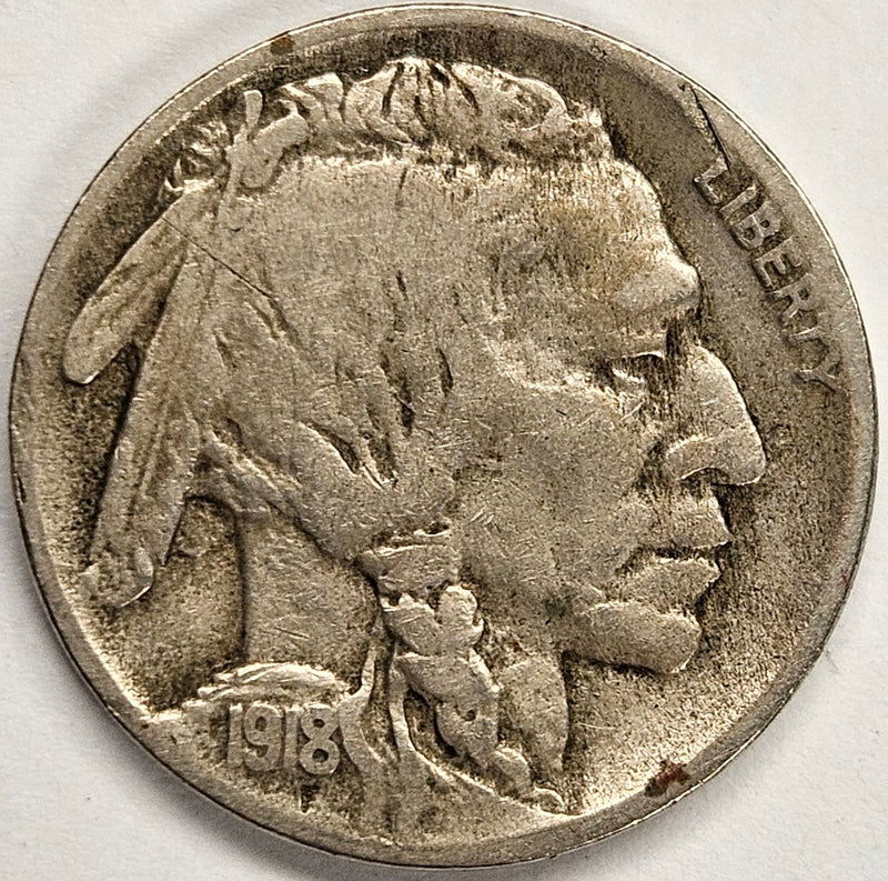 1918-D Buffalo Nickel . . . . Very Fine