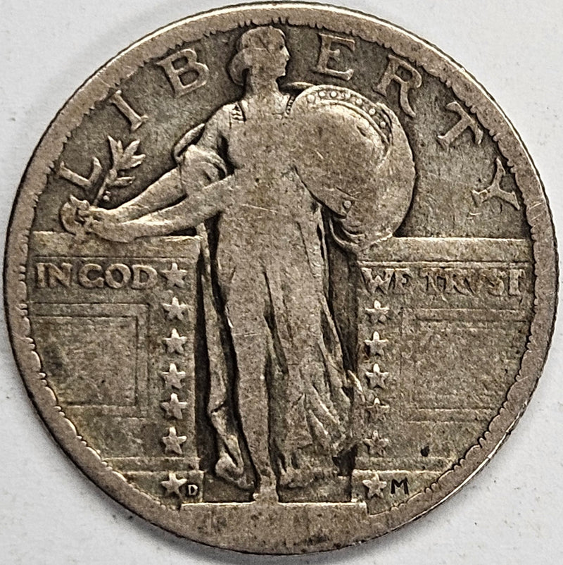 1918-D Standing Liberty Quarter . . . . Fine