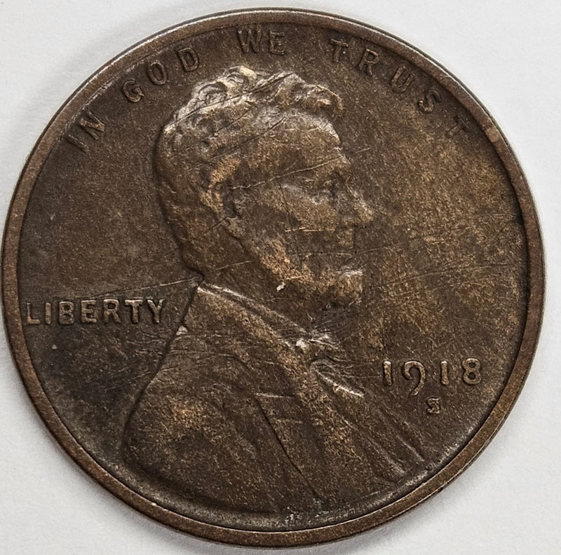 1918-S Lincoln Cent . . . . Extremely Fine