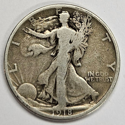 1918-S Walking Liberty Half Good