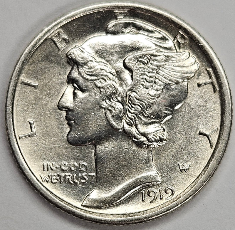 1919 Mercury Dime . . . . Choice BU Full Bands