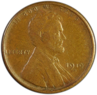 1919-S Lincoln Cent Select Uncirculated Brown