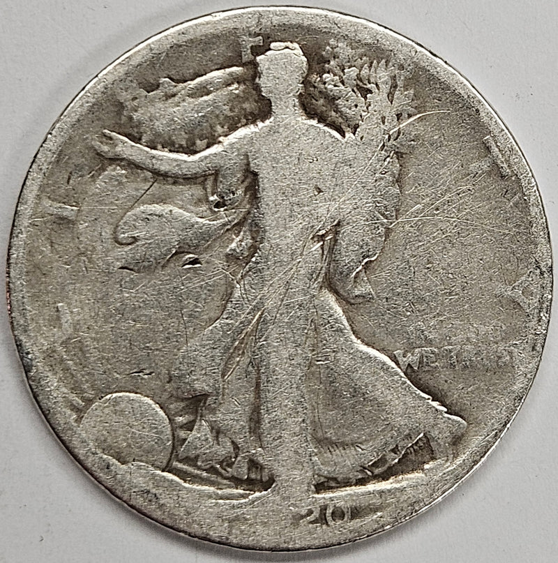 1920 Walking Liberty Half . . . . About Good