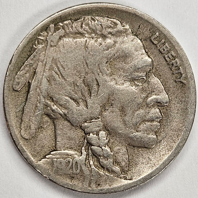 1920-D Buffalo Nickel XF/AU