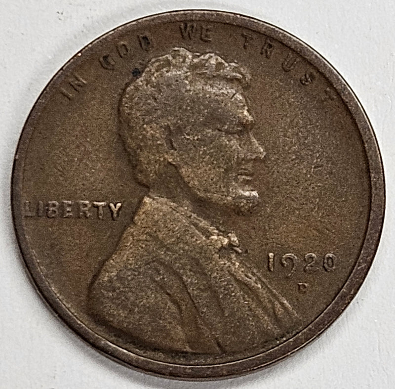 1920-D Lincoln Cent Good