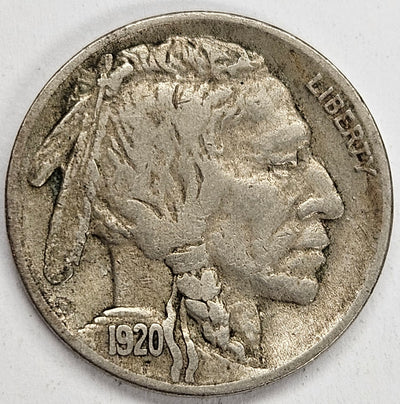 1920-S Buffalo Nickel VF/XF