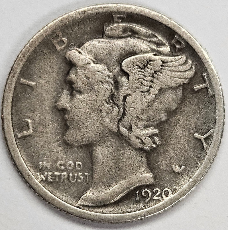 1920-S Mercury Dime . . . . Extremely Fine