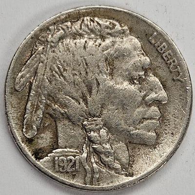 1921 Buffalo Nickel Choice About Uncirculated