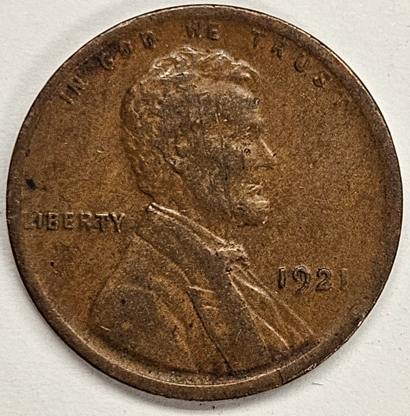 1921 Lincoln Cent . . . . Select Uncirculated Brown