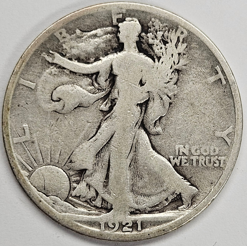 1921-S Walking Liberty Half VG/Fine