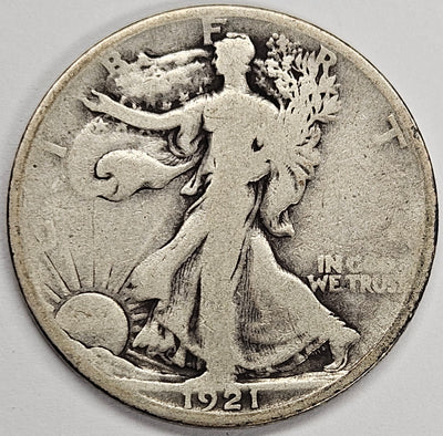 1921-S Walking Liberty Half Very Good