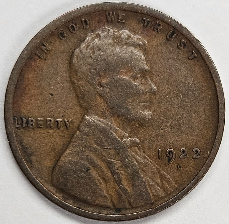 1922-D Lincoln Cent . . . . Fine