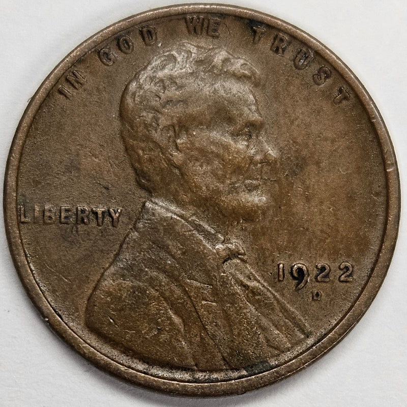 1922-D Lincoln Cent . . . . Extremely Fine