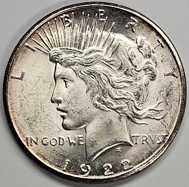 1922-S Peace Dollar . . . . Choice Brilliant Uncirculated