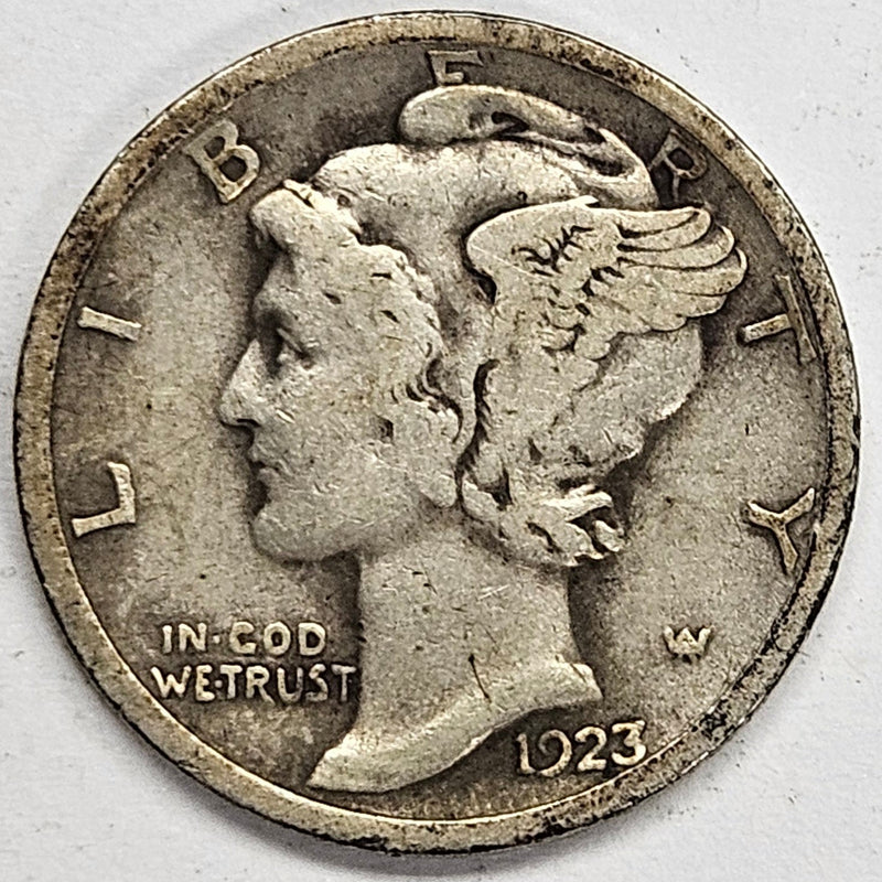 1923 Mercury Dime . . . . Fine