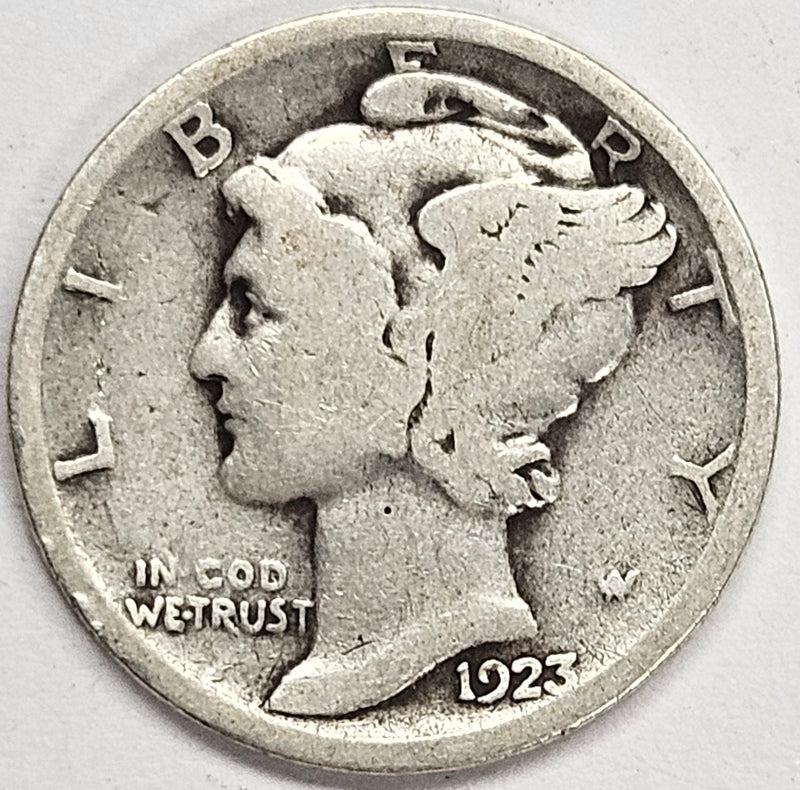 1923 Mercury Dime . . . . Very Good