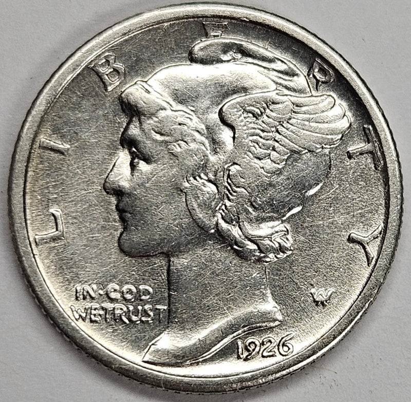 1926 Mercury Dime . . . . Choice About Uncirculated