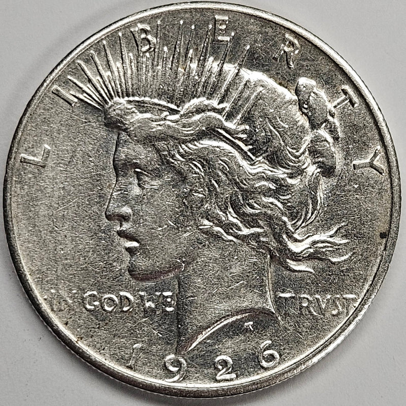 1926 Peace Dollar . . . . Choice About Uncirculated