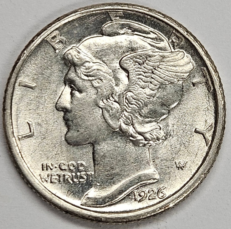 1926-D Mercury Dime . . . . Choice Brilliant Uncirculated