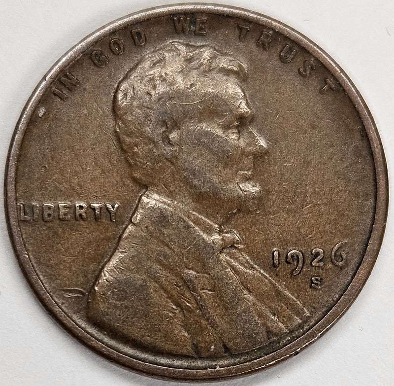 1926-S Lincoln Cent . . . . Fine