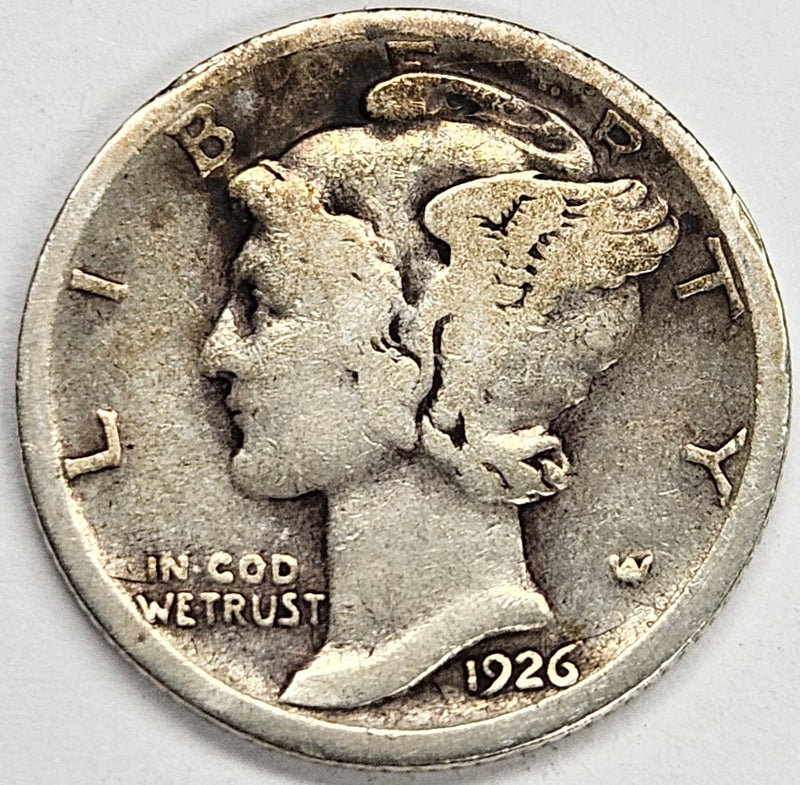 1926-S Mercury Dime . . . . Very Good