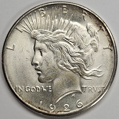 1926-S Peace Dollar Choice BU+