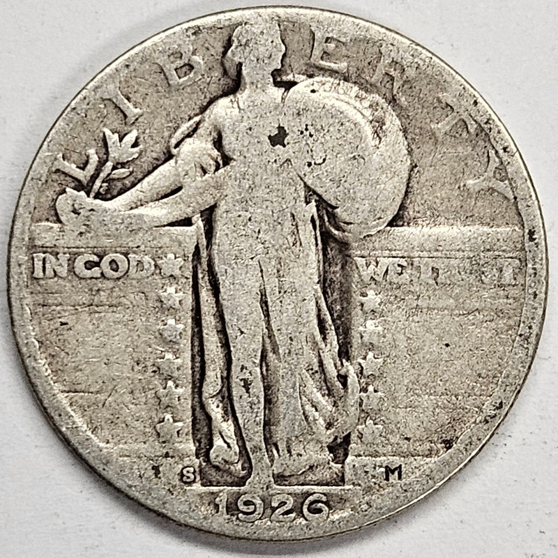 1926-S Standing Liberty Quarter . . . . Very Good