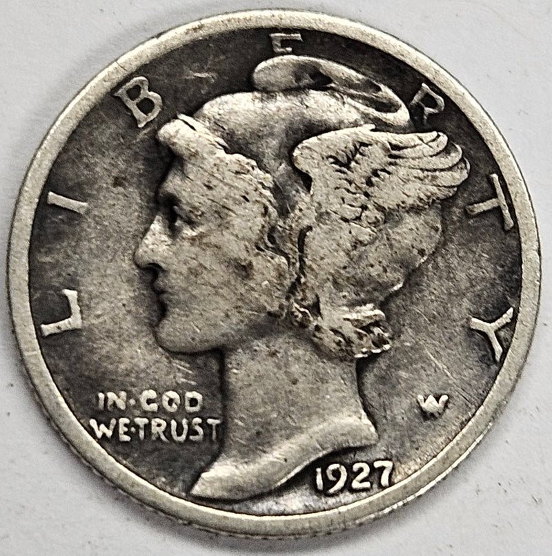 1927 Mercury Dime . . . . Extremely Fine