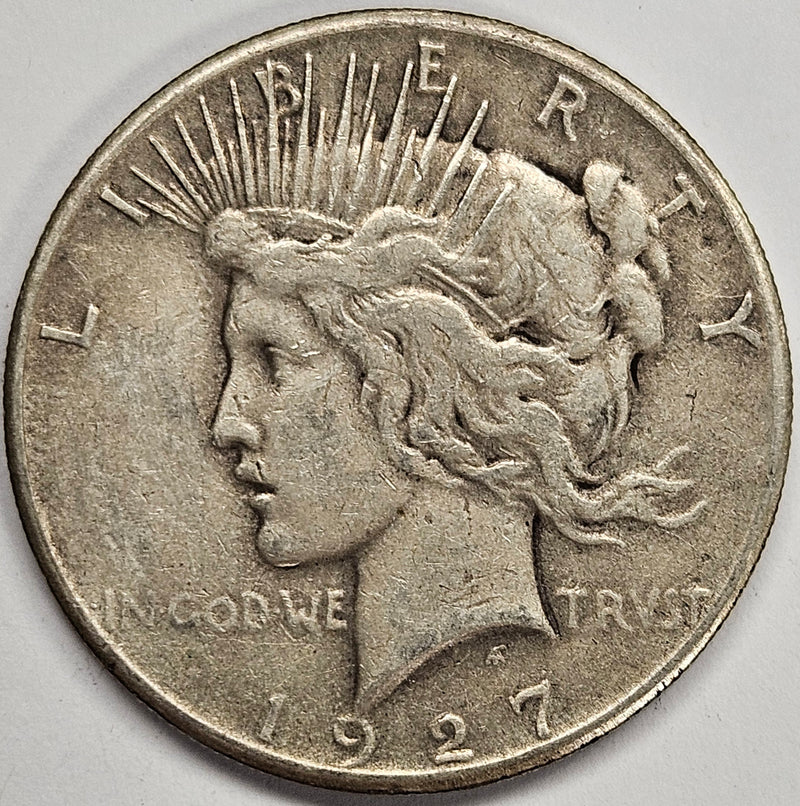 1927 Peace Dollar . . . . Very Fine