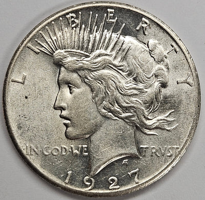 1927 Peace Dollar Select Brilliant Uncirculated