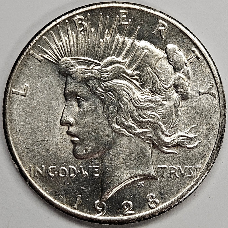 1928 Peace Dollar . . . . Choice Brilliant Uncirculated